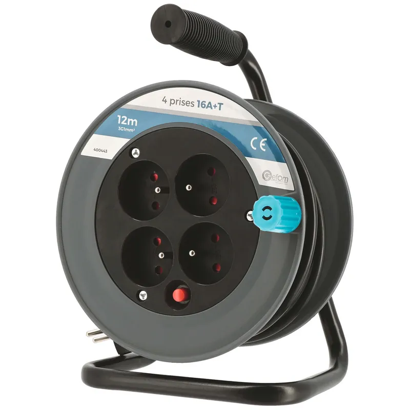Commande En Gros Enrouleur électrique Baby 12m 4 prises - GEFOM