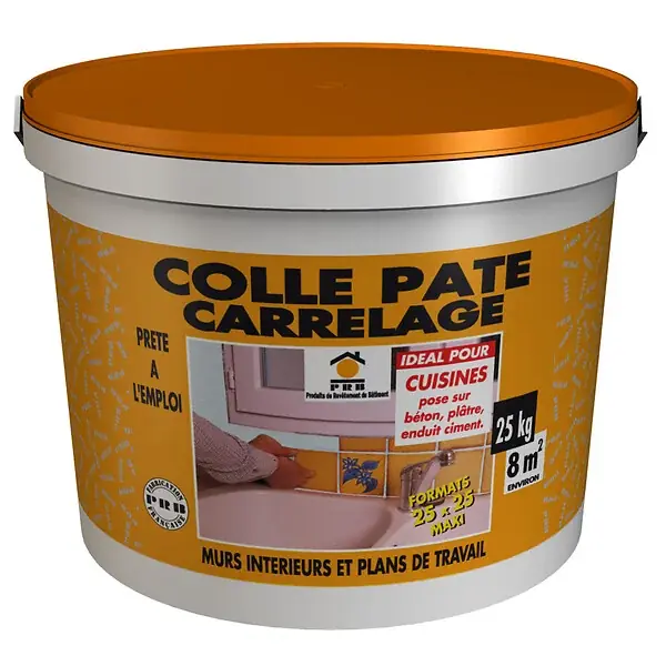 Acheter Direct Colle pâte carrelage - Blanche - D2 ET - 25 kg PRB