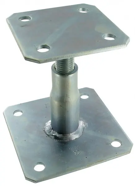 Pied de poteau réglable acier - 100 à 150mm SIMPSON Populaire