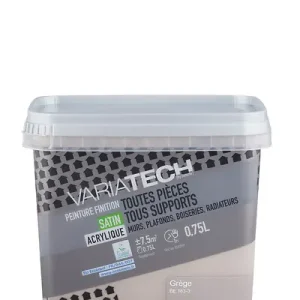 Peinture multi-supports satin - Grège - 0,75L VARIATECH Jusqu'à Épuisement Des Stocks