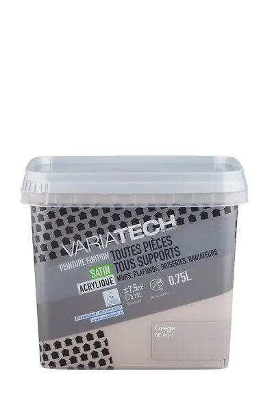 Peinture multi-supports satin - Grège - 0,75L VARIATECH Jusqu'à Épuisement Des Stocks