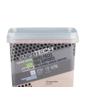 Peinture multi-supports satin Gingembre 0,75L VARIATECH Prix Réduit