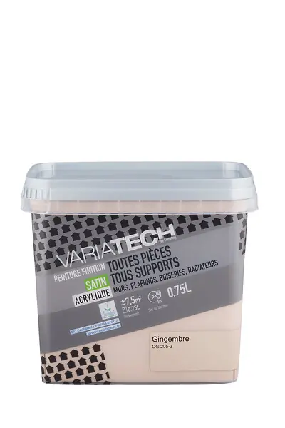 Peinture multi-supports satin Gingembre 0,75L VARIATECH Prix Réduit