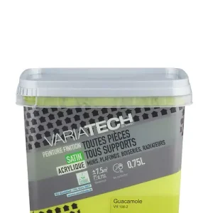 Retour Gratuit Peinture multi-supports satin Guacamole 0.75L VARIATECH