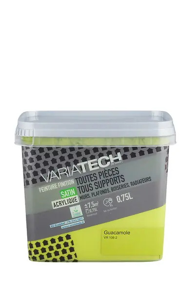 Retour Gratuit Peinture multi-supports satin Guacamole 0.75L VARIATECH