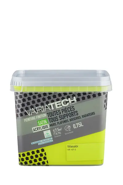 Peinture multi-supports satin - Wasabi - 0,75L VARIATECH Affaire À Saisir