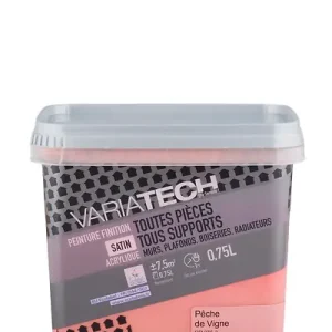 Remise Peinture multi-supports satin - Pêche de vigne - 0,75L VARIATECH