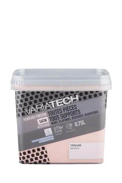 Prix Choc Peinture multi-supports satin velouté toutes pièces 0.75L VARIATECH