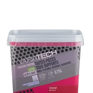 Peinture multi-supports satin grenat 0,75L VARIATECH Achetez Aujourd'hui