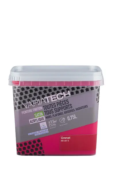 Peinture multi-supports satin grenat 0,75L VARIATECH Achetez Aujourd'hui