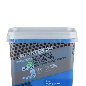 Super Prix Peinture multi-supports satin Bleu mousquetaire 0.75L VARIATECH