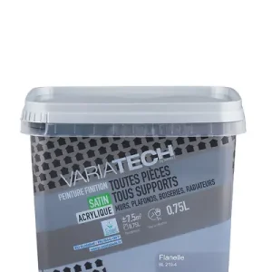 Remise Peinture multi-supports satin - Flanelle - 0,75L VARIATECH