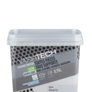 Prix Cassé Peinture multi-supports satin - Gris dauphin - 0,75L VARIATECH