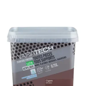 Haute Qualité Peinture multi-supports satinée - 0,75L - Cigare VARIATECH
