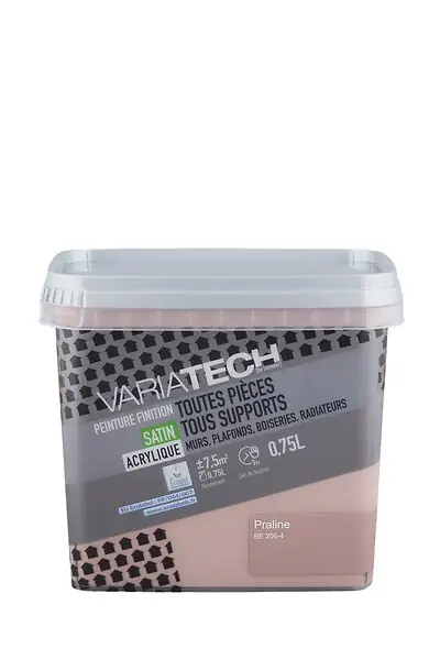 Peinture multi-supports satin - Praline - 0,75L VARIATECH Bon Marché