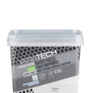 Seulement Aujourd'hui Peinture multi-supports satin coton 0.75L VARIATECH