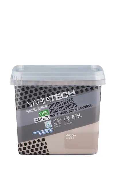 Dernier Modèle Peinture multi-supports satin Angora - 0,75L VARIATECH