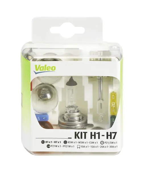 Soldes Coffret lampes de secours H1-H7 - 8 ampoules - Halogène VALEO