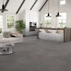 Jusqu'à Épuisement Des Stocks Carrelage Rodano grès cérame - Gris foncé - 45x45cm CERAM INDUSTRIE