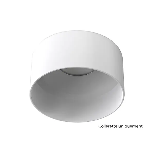 DECODROP Collerette magnétique cylindrique Coloris Blanc pour CANIS & TWO - SOLUM - D201W Offre Limitée