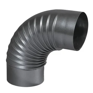 Coude plissé à 90° aluminié 111 mm - TEN - 372111 Offre Du Jour