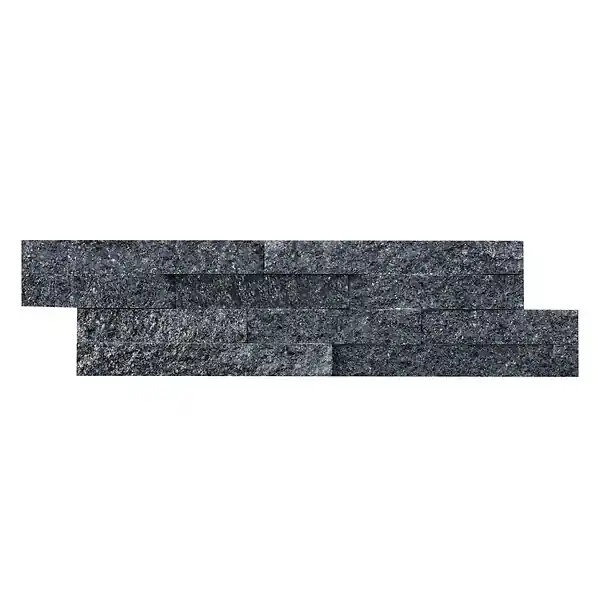 Parement pierre naturelle Natimur Galaxy Black - L.40xl.10cm MODULO Bon Marché
