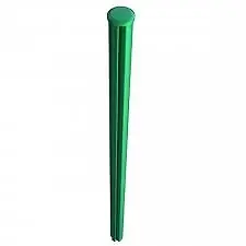 Produit De Marque Poteau rond acier plastifié Quickfix - Vert - H.2,35m MOREDA