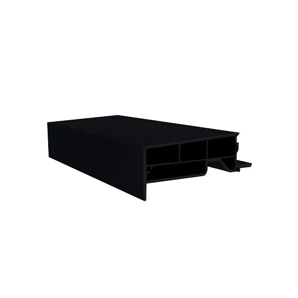 Profil de tapée PVC 75mm anthracite - 3ml QUADROFORM Promotion Saisonnière