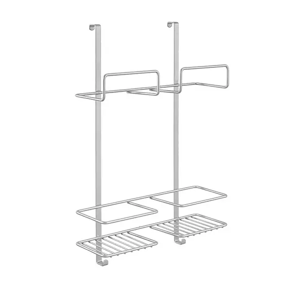 Certifié Support de porte accessoires et balai Broomy METALTEX