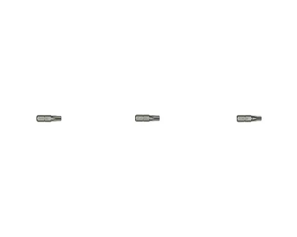 Carte de 3 embouts étoile percée TTX30 longueur 25 mm - HANGER - 133046 Commande En Gros