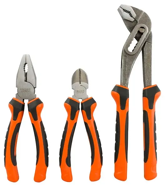 Jeu de 3 pinces acier - 180 240 et 160mm FISCHER DAREX Prix Promo