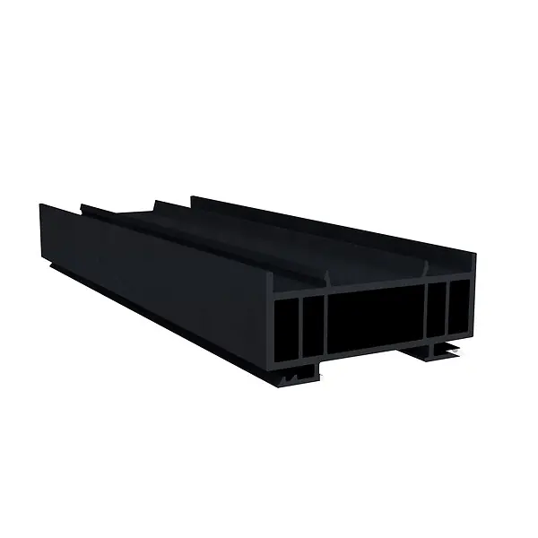 Profilé élargisseur PVC - Anthracite - L.3m QUADROFORM Certifié