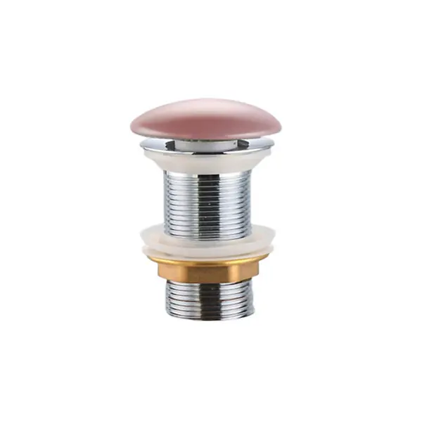 Bonde à écoulement libre Infinitio 5/4" sans trop-plein pour lavabos et vasques, rose mat (PZATKAPM) SWISS AQUA TECHNOLOGIES Commande En Gros