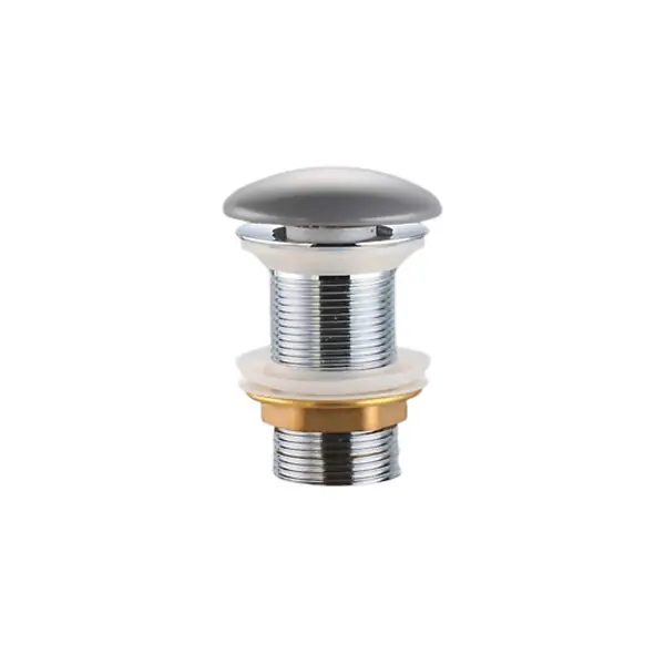 Bonde à écoulement libre Infinitio 5/4" sans trop-plein pour lavabos et vasques, gris mat (PZATKALGRM) SWISS AQUA TECHNOLOGIES Promotion Saisonnière