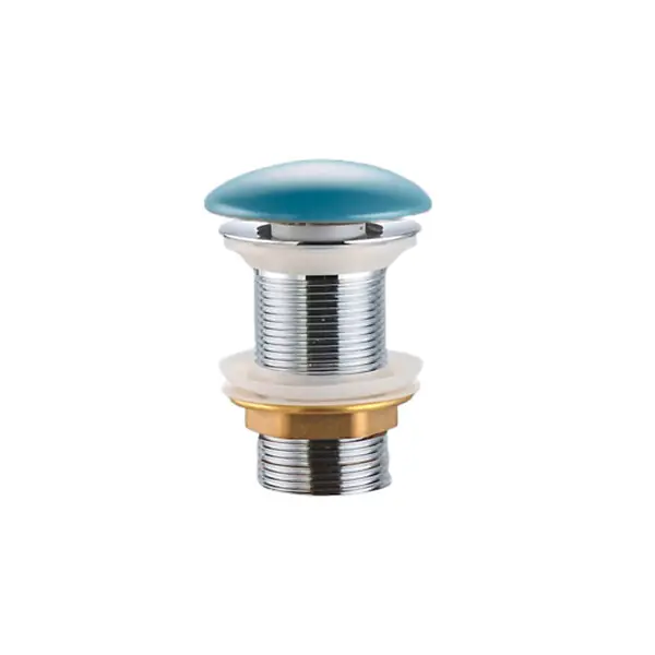 Bonde à écoulement libre Infinitio 5/4" sans trop-plein pour lavabos et vasques, bleu mat (PZATKALBLM) SWISS AQUA TECHNOLOGIES Offre Exclusive