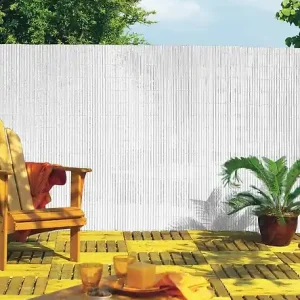 Réduction Canisse synthétique Plasticane - Blanc - 1,50x3m NORTENE