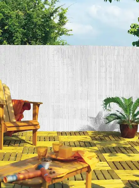 Réduction Canisse synthétique Plasticane - Blanc - 1,50x3m NORTENE