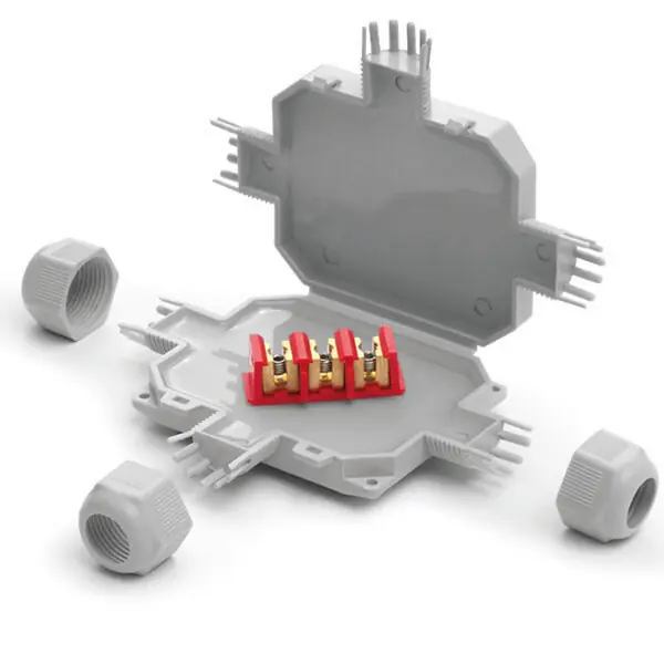 Offre Exclusive RAYTECH Boite étanche BOB3 forme X pour câbles de 2,5 à 4 mm²