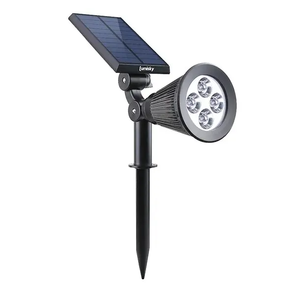 Spot solaire projecteur SPIKY Blanc froid 100LM LUMI JARDIN Commander Maintenant