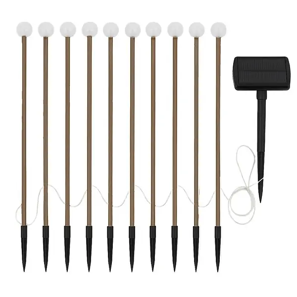 10 mini boules solaire à piquer LOLLY 5M LUMISKY Réduction