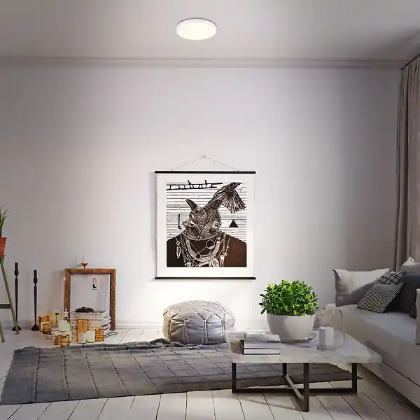 Meilleure Vente Plafonnier LED métal RUNA Blanc - 18W BRILONER