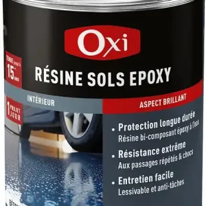 Jusqu'à Épuisement Des Stocks Résine époxy sol - Transparent - 0,3 L OXI