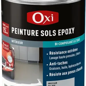 Peinture sol époxy - Gris clair RAL 7035 - 0,3 L OXI Acheter En Ligne