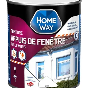 Bon Plan Appui de fenêtre - Peinture - Blanc - 1L HOMEWAY