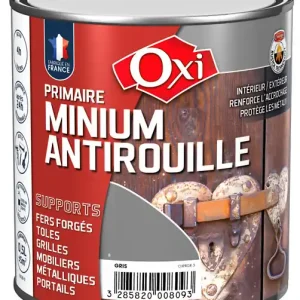 Top Vente Minium antirouille gris Classic CR2 - 0,5L OXI