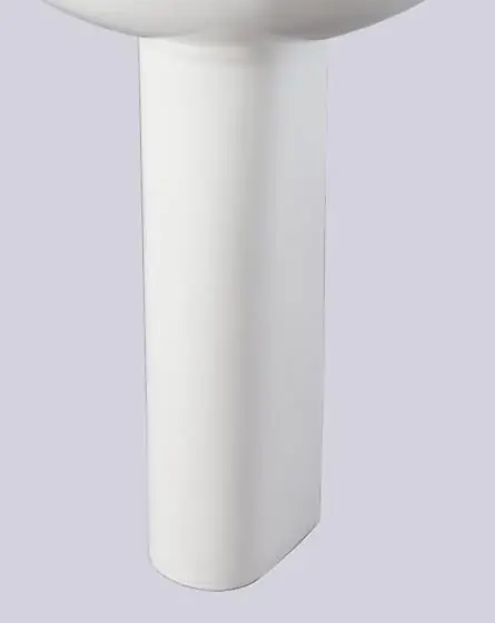 Colonne de lavabo en céramique - Amalphi - Blanc - H67,5cm GODART Livraison Express