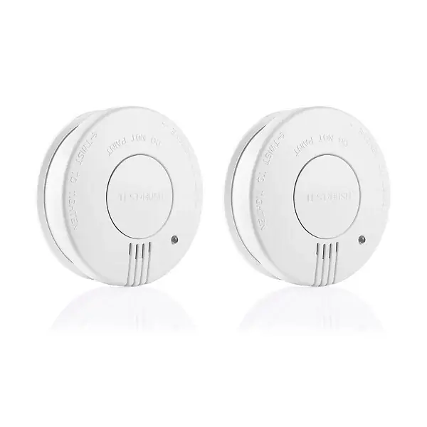 Pack de 2 détecteurs de fumée - Blanc - 85 dB SMARTWARES Offre Exclusive