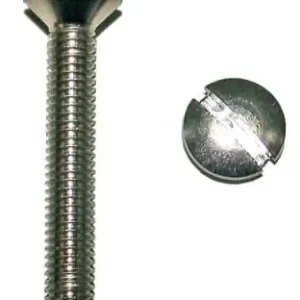 vis metaux tête fraisée fendue acier zingué 6x60mm Prix Choc