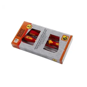 Prix Réduit Set De 6 Tournevis Isolés Vde Alyco Orange Alyco 170446