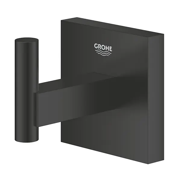 Achetez Aujourd'hui Start Cube patère murale, noir mat (G409612430) GROHE
